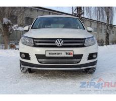 Volkswagen Tiguan 2011-2016 Решётка радиатора 12 мм ( шт ) Артикул: VWTIG11-07