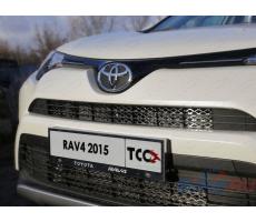 Toyota RAV4 2015- Решетка радиатора внутренняя (лист) ( компл ) Артикул: TOYRAV15-01