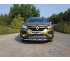 Renault Sandero Stepway 2014- Решетка радиатора нижняя 12 мм ( шт ) Артикул: RENSANST15-03