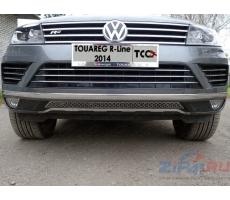 Volkswagen Touareg R-Line 2014 Решетка радиатора центральная (лист) ( шт ) Артикул: VWTOUARRL14-24