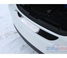 Mazda 6 2015- Накладка на задний бампер (лист зеркальный надпись Mazda) ( компл ) Артикул: MAZ615-09