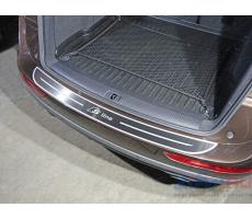 Audi Q5 2008- Накладка на задний бампер (лист шлифованный надпись S Line) ( компл ) Артикул: AUDIQ513-14