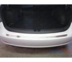 Hyundai i40 2011- Накладка на задний бампер (лист шлифованный) ( шт ) Артикул: HYUNI4016-07