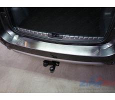Nissan Terrano 2014- Накладка на задний бампер (лист шлифованный) ( шт ) Артикул: NISTER14-30