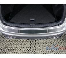 Volkswagen Tiguan 2017- Накладка на задний бампер (лист шлифованный) ( шт ) Артикул: VWTIG17-37