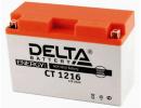 Аккумулятор DELTA (СТ) Ёмкость 16 Ah, пусковой ток 200 А, 205х70х162, Артикул: CT 1216