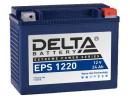 Аккумулятор DELTA (EPS) Ёмкость 24 Ah, пусковой ток 350 А, 205х87х162, Артикул: EPS 1220