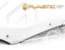 Дефлектор капота Шелкография белая Mitsubishi Pajero 1992-2000 Артикул: 2010010400477