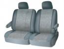 Чехлы на средний или задний ряд сидений из велюра iSky CONSTRUCTOR, серия для микроавтобусов и минивэнов, поролон 5 мм, 9 предм., сер.