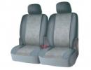 Чехлы на задний ряд сидений из велюра iSky CONSTRUCTOR, серия для микроавтобусов и минивэнов, поролон 5 мм, 6 предм., сер.