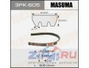Ремень ручейковый MASUMA 3PK- 605, Артикул: 3PK-605