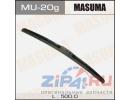 Дворник MASUMA 20' гибридный, крюк (500мм) (1/10/50), Артикул: MU-20g